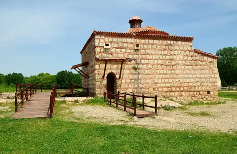 Kum Kasrı Hamamı, Merkez/Edirne — hamam genel görünümü